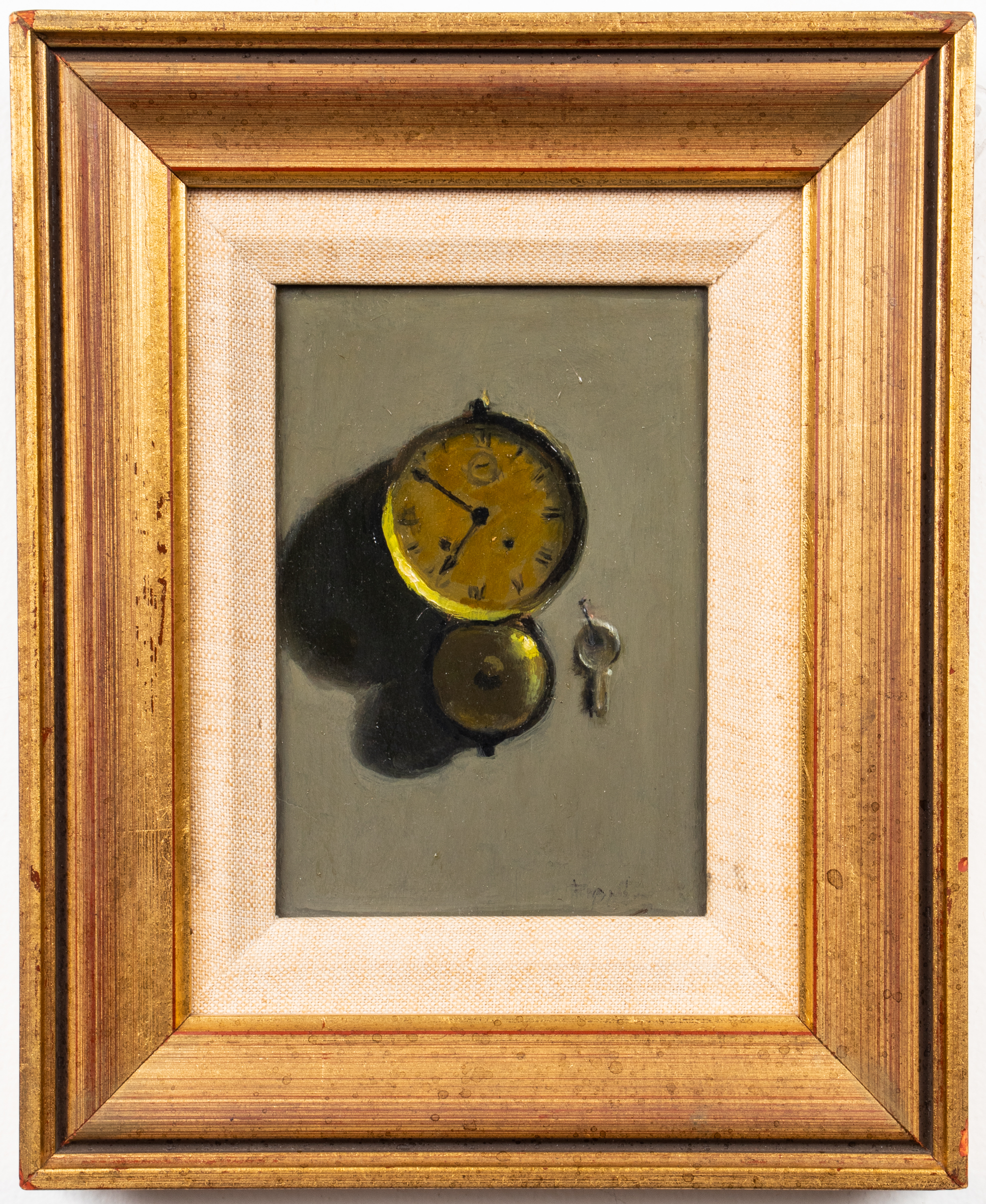 RICHARD PIONK "CLOCK & KEY" OIL
