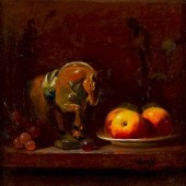 RICHARD PIONK, OIL, STILL LIFE