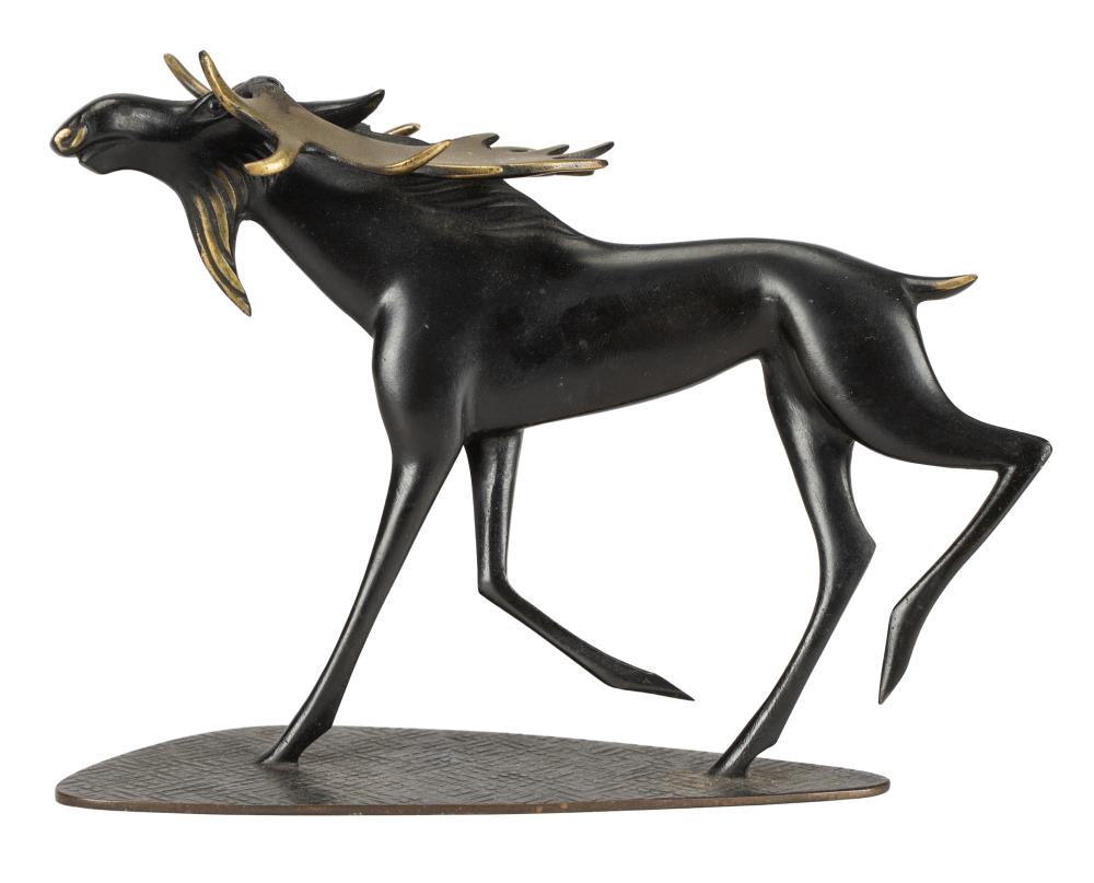 RICHARD ROHAC AUSTRIAN BRONZE MOOSE