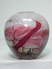 Richard Satava floral art glas
