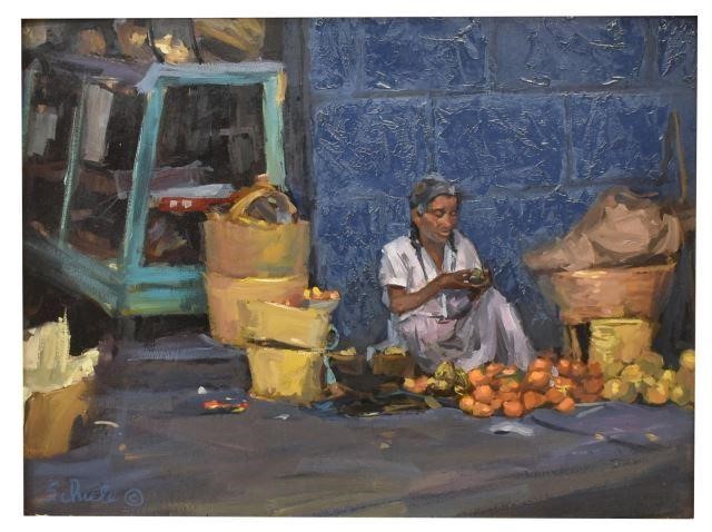 RICHARD SCHIELE FRUIT SELLER