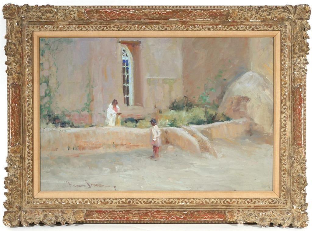 RICHARD SCHMID, VILLAGE SCENE,