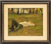 RICHARD SEGALMAN RECLINING FIG