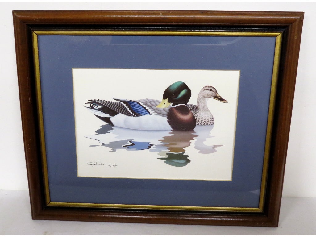 RICHARD SLOAN MALLARD DUCK'S FRAMED
