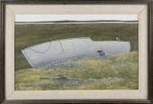 RICHARD SPARRE TEMPERA ON PANE