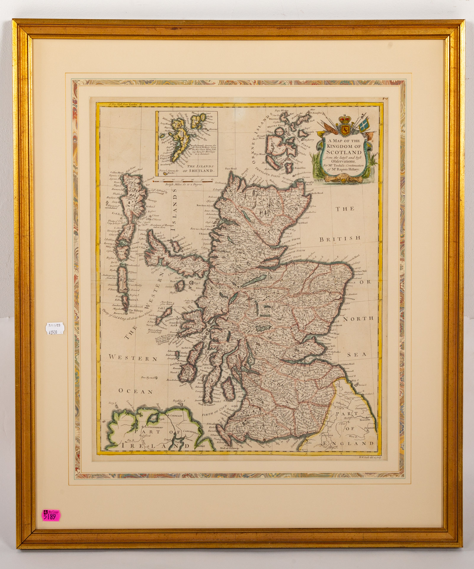 RICHARD WILLIAM SEALE. A MAP OF THE