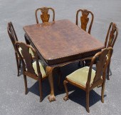 RICHLY GRAINED BURLED WALNUT D