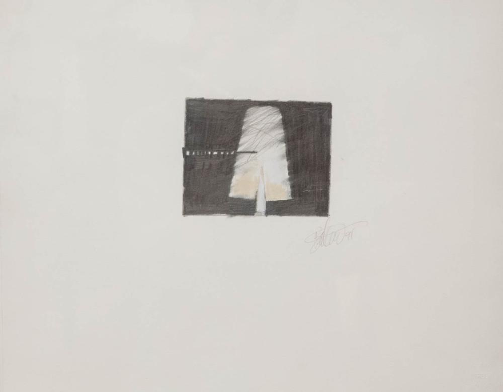 RICK BARTOW GRAPHITE AND GOUACHE ON