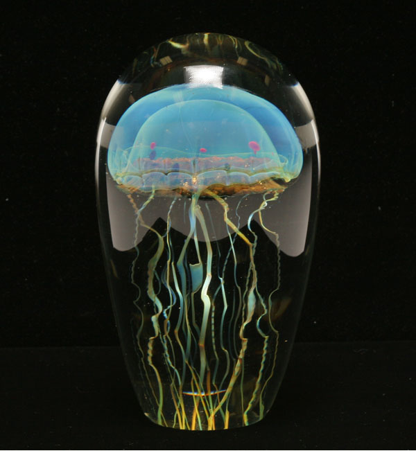 Rick Satava glass paperweight