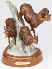 RICK TAYLOR BRONZE BIGHORN SHE