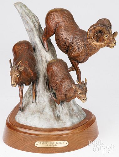 RICK TAYLOR BRONZE BIGHORN