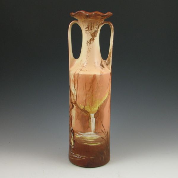 Rick Wisecarver handled vase with