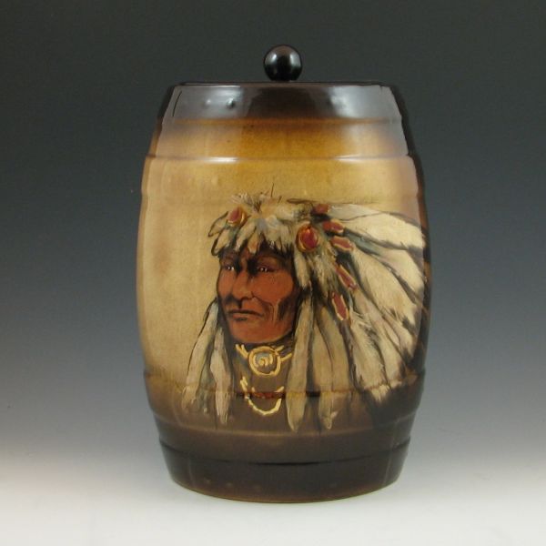 Rick Wisecarver lidded barrel