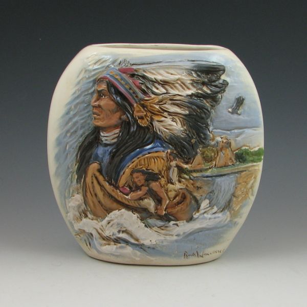 Rick Wisecarver pillow vase with