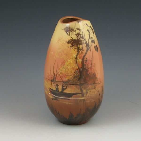 Rick Wisecarver scenic vase with