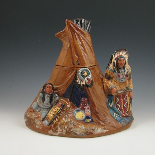 Rick Wisecarver teepee cookie jar