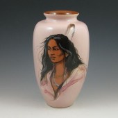 Rick Wisecarver vase with hand
