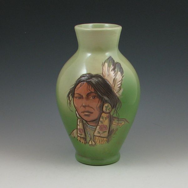 Rick Wisecarver vase with Native