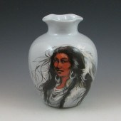 Rick Wisecarver vase with Nati