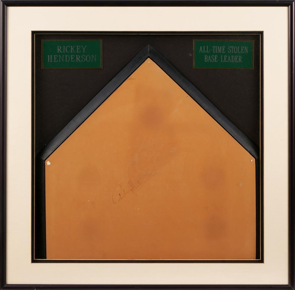 RICKY HENDERSON SIGNED HOME