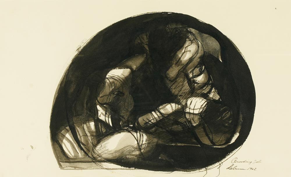 RICO LEBRUN (1900 - 1964): BROODING