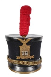 RIDABOCK SHAKO 12TH ARTILLERY