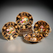 RIDGEWAY HAND-PAINTED PORCELAI