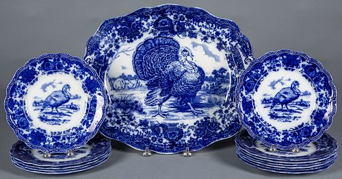 RIDGEWAYS FLOW BLUE TURKEY