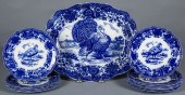 RIDGEWAYS FLOW BLUE TURKEY PLA