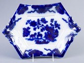 RIDGWAY & MORLEY FLOW BLUE DIS