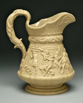 Ridgway parian pitcher, band of