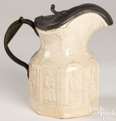 RIDGWAY SALT GLAZE PITCHER WIT