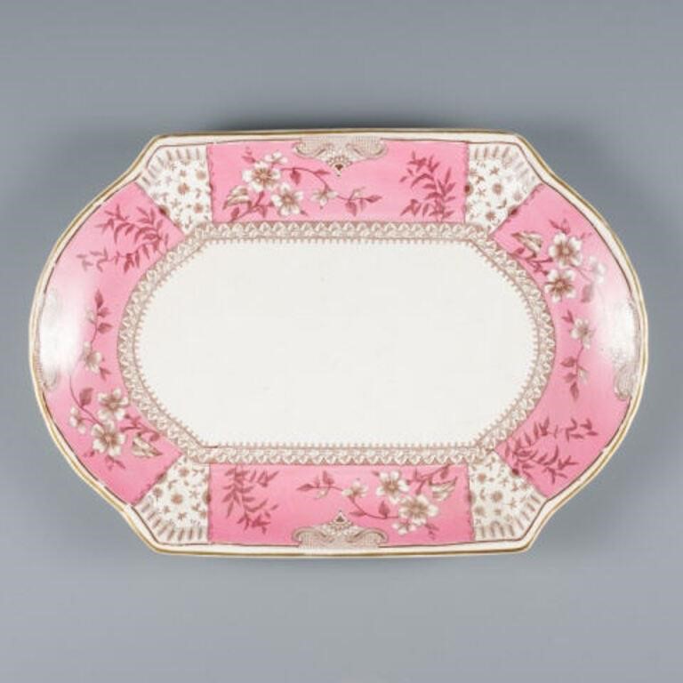 RIDGWAYS OVAL PLATTERA late 19th