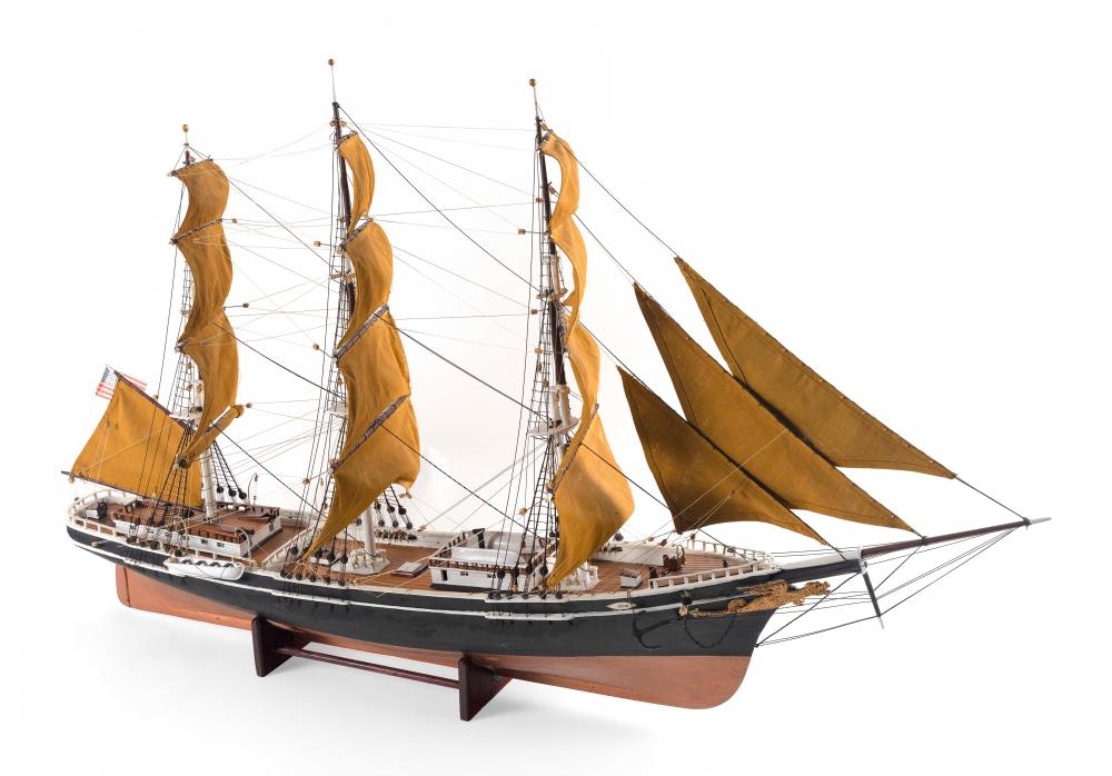 RIGGED MODEL OF THE CLIPPER SHIP