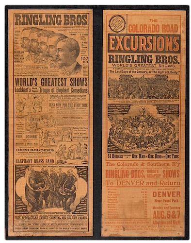 RINGLING BROTHERS. TWO PICTORIAL