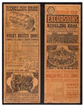 RINGLING BROTHERS. TWO PICTORI