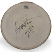 RINGO STARR SIGNED DRUM HEADDE