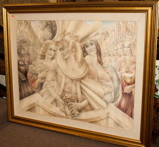 Rinze Hamstra. Allegorical Scene