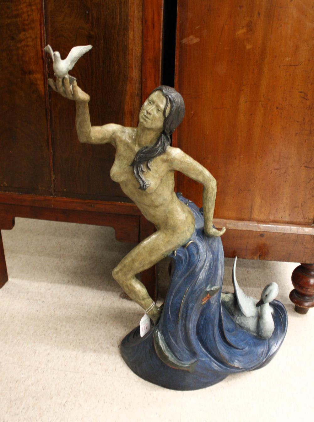RIP CASWELL BRONZE SCULPTURERIP