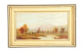 RIVER LANDSCAPE (AMERICAN  19T