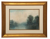 River Landscape by Robert Burn