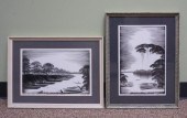 RIVER LANDSCAPES WITH DOCKED C
