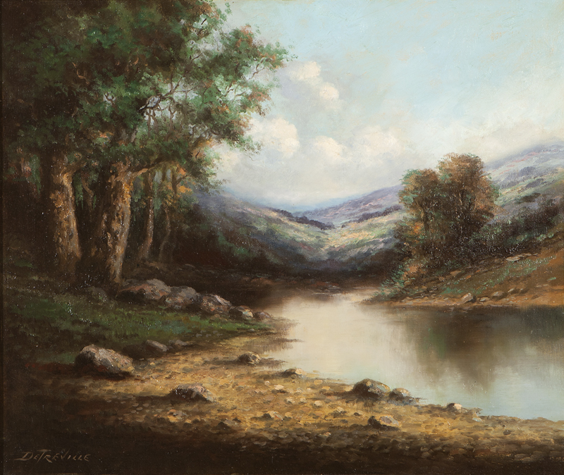 River through a California