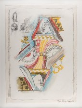 RIVERS, LARRY, QUEEN OF CLUBS.