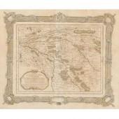 RIZZI-ZANNONI ANTIQUE MAP OF 1