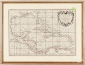 RIZZI ZANNONI ENGRAVED MAP OF