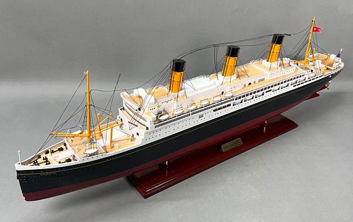 RMS MAJESTIC WOODEN MODEL SHIPRMS