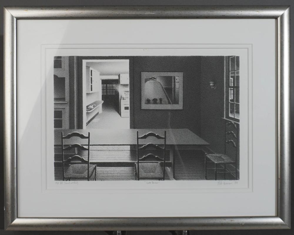 ROB EVANS, 'LATE DINNER' FRAME: