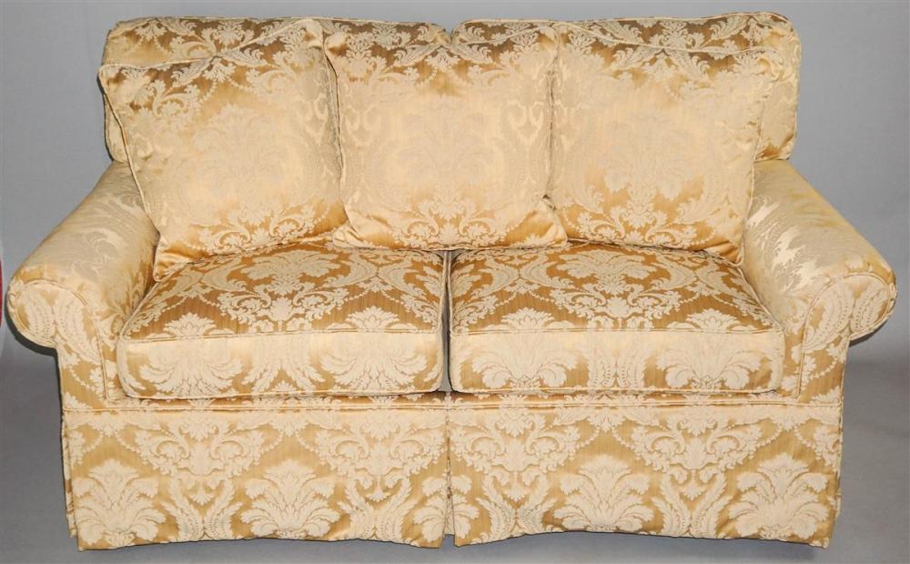 ROBB & STUCKY LOVESEAT IN YELLOW