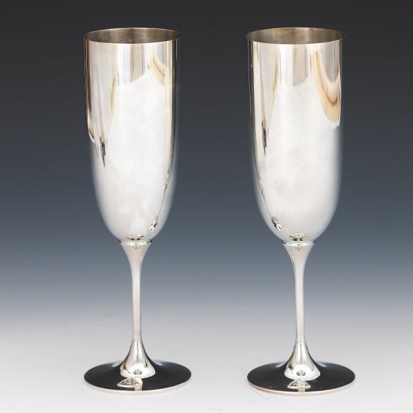 ROBBE & BERING CHAMPEGNE FLUTES 